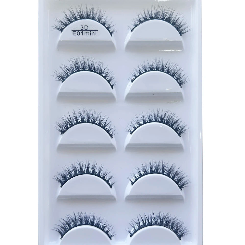 33 Style 10/50/100 Boxes 5 Pairs Natural 3D Mink False Eyelashes Makeup Fake Eye Lashes Faux Cils Make Up Beauty Tools Wholesale