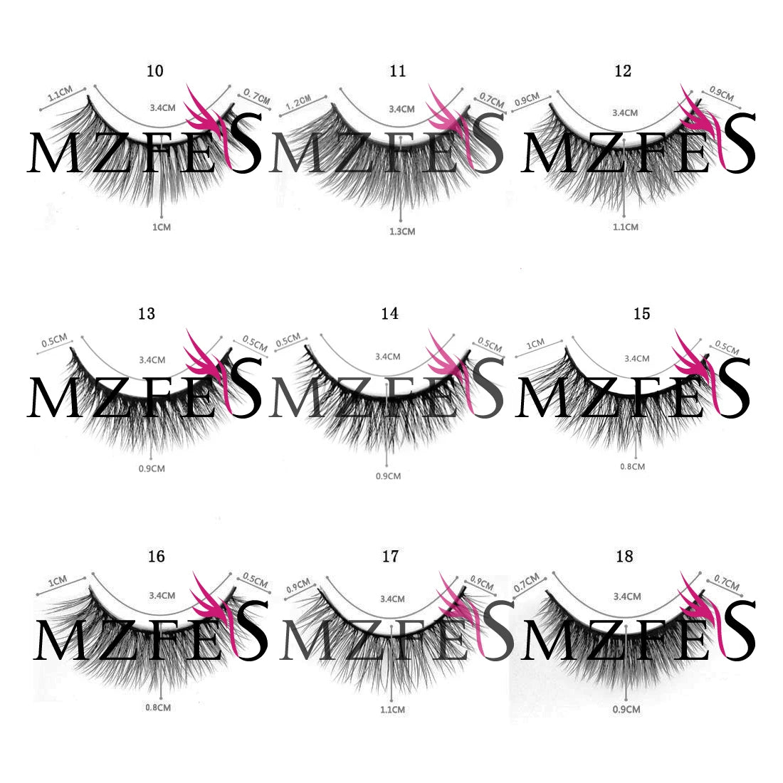 33 Style 10/50/100 Boxes 5 Pairs Natural 3D Mink False Eyelashes Makeup Fake Eye Lashes Faux Cils Make Up Beauty Tools Wholesale