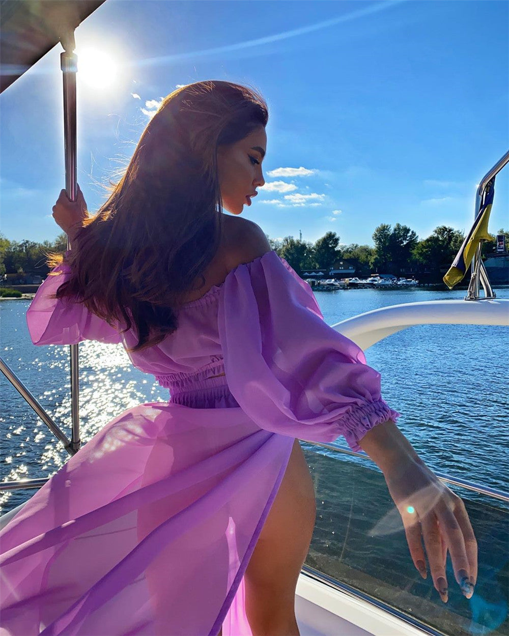 2021 Bikini Beach Cover Up Women Summer Ladies Bathing Suit Two Piece Dress Swimwear Swimsuit Beachwear 2Pcs Sets