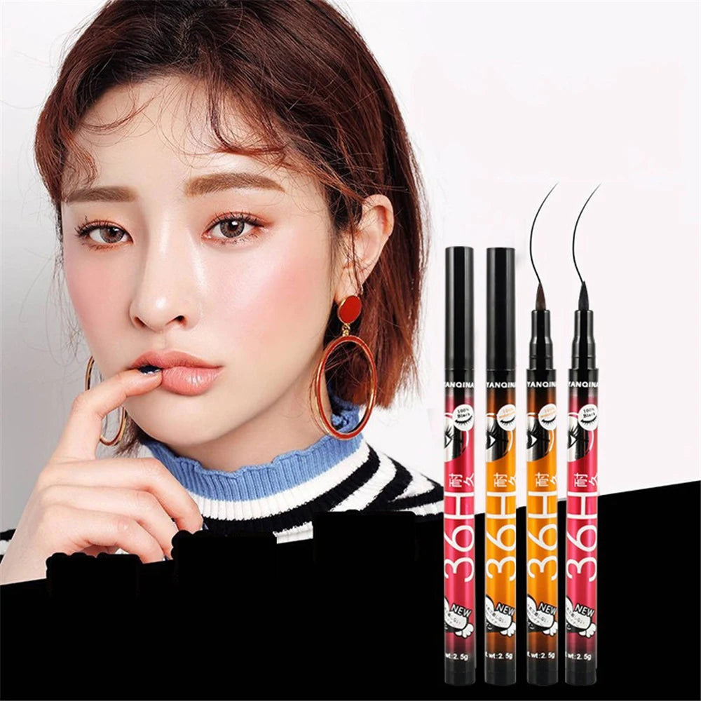 5 style of black liquid eyeliner shade brown make up eye liner pencil color eyeliner waterproof eyeliner eyes makeup stencil