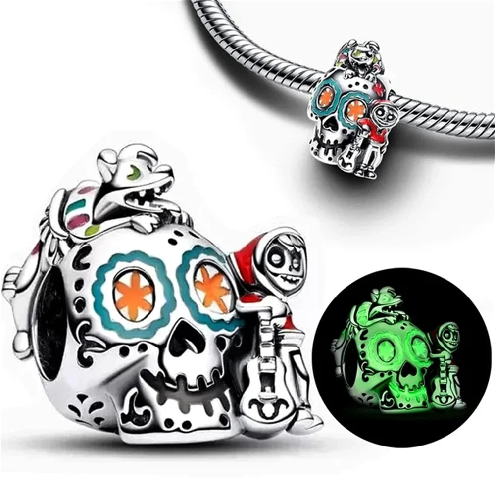 New 925 Sterling Silver Minnie Stitch Poker Vinnie Diy Bead Fit Original Charms Bracelets Jewerly Pandora Accessories Pendant