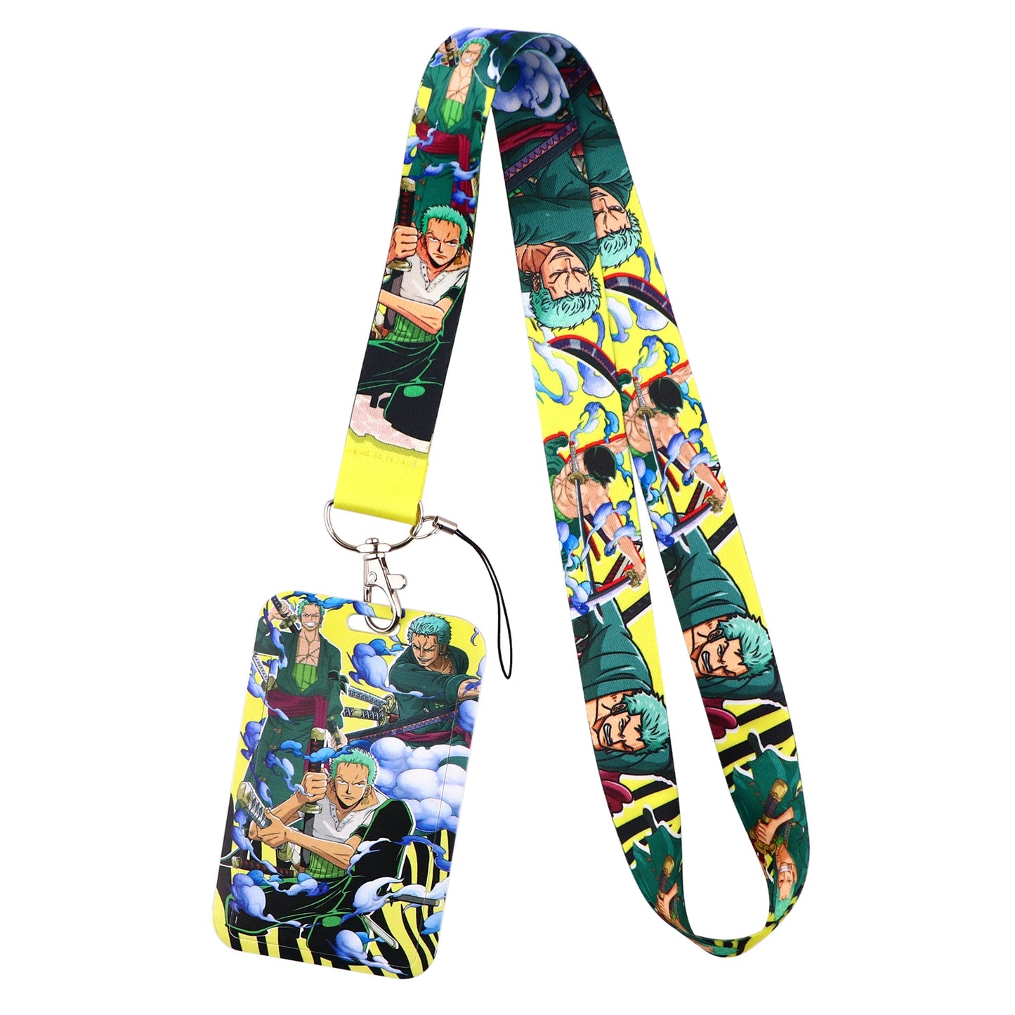 Hollow Knight Animated Lanyards Cartoon Badge Holder ID Credit Card Pass Hang Rope Keychain For Keys Anime Accessories Gifts