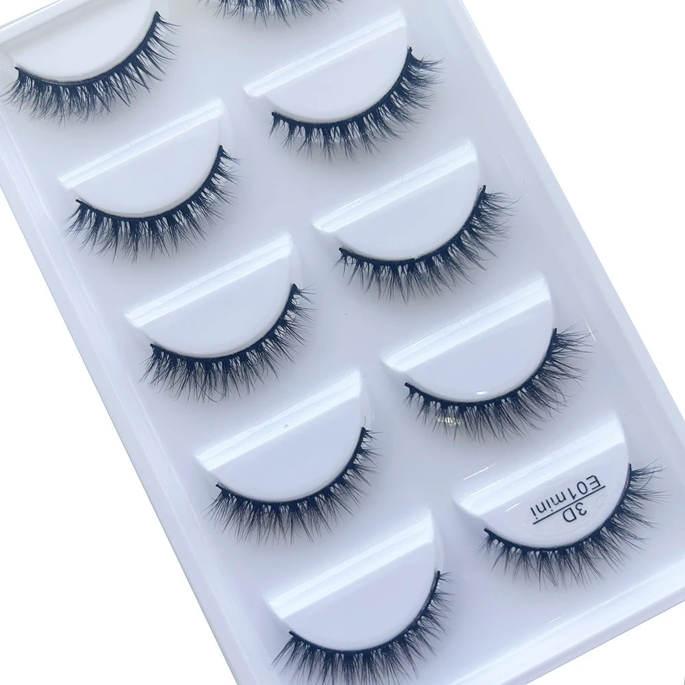 33 Style 10/50/100 Boxes 5 Pairs Natural 3D Mink False Eyelashes Makeup Fake Eye Lashes Faux Cils Make Up Beauty Tools Wholesale