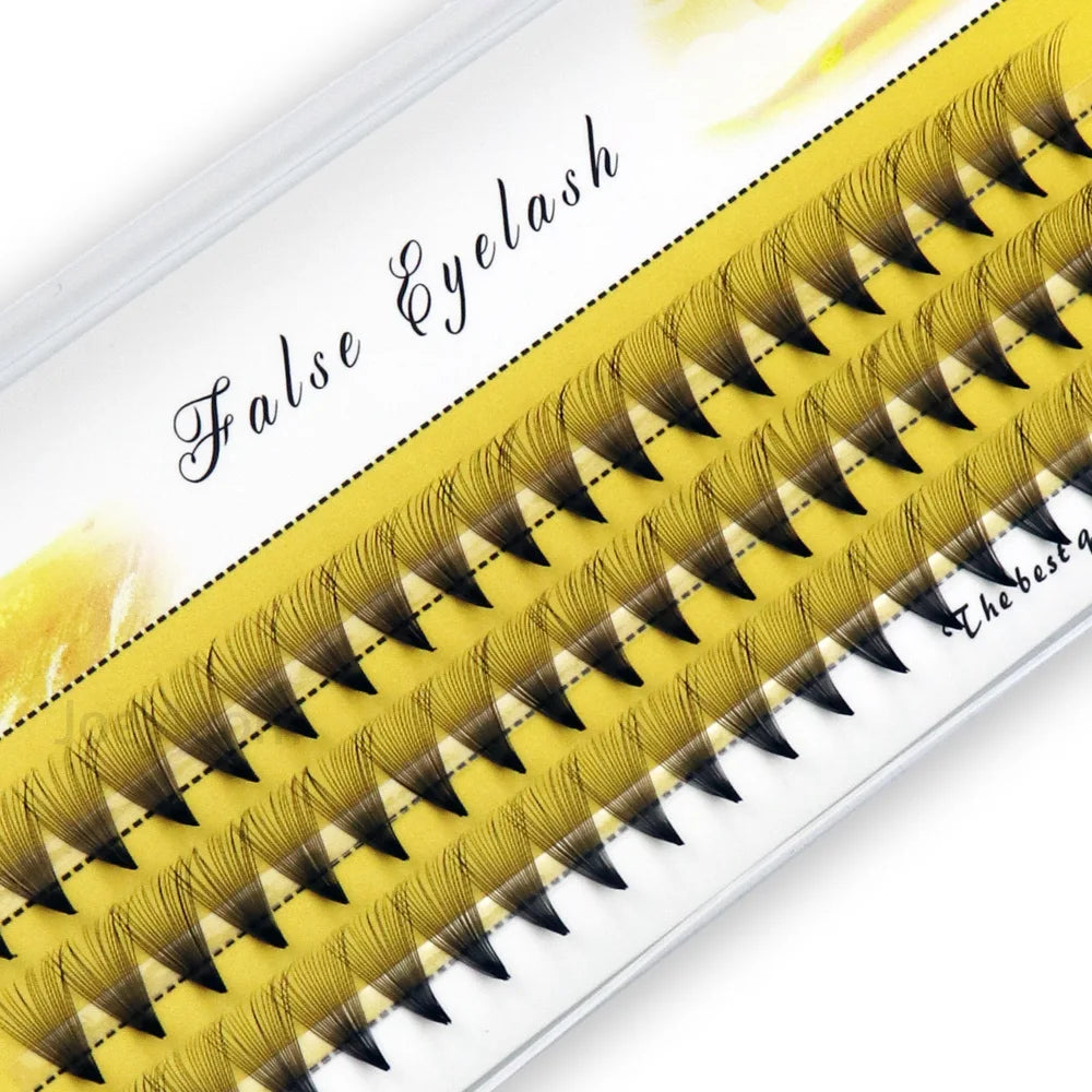 60 pcs/lot 20D handmade natural eyelash extension individual lashes nakeds make up eyelash 0.07 C curl individual lashes makeup