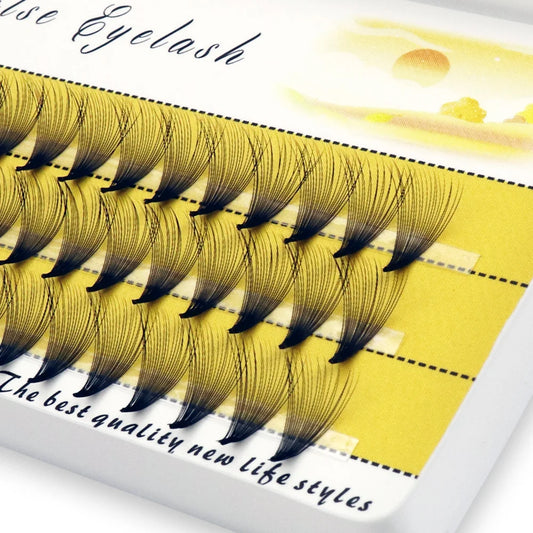 60 pcs/lot 20D handmade natural eyelash extension individual lashes nakeds make up eyelash 0.07 C curl individual lashes makeup