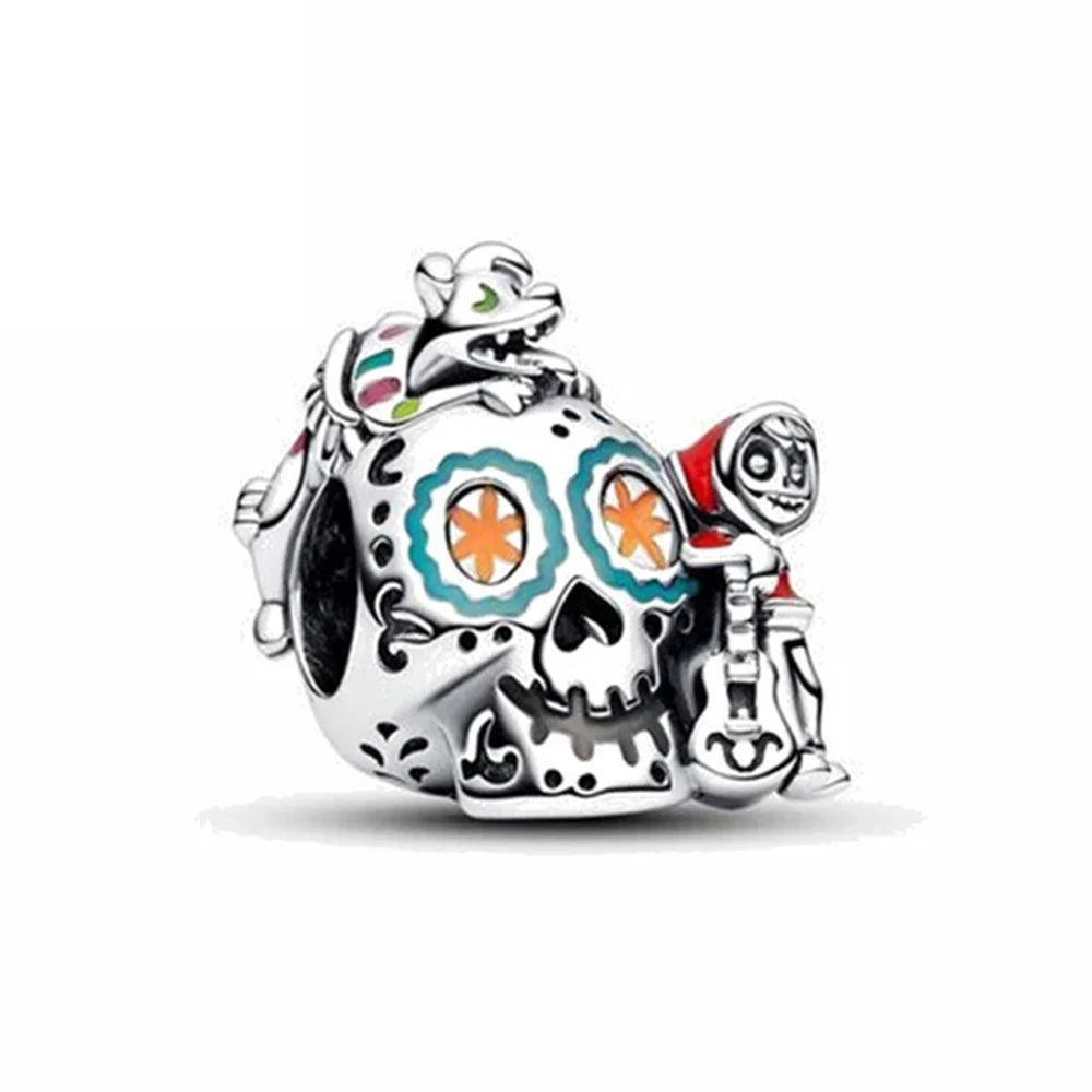 New 925 Sterling Silver Minnie Stitch Poker Vinnie Diy Bead Fit Original Charms Bracelets Jewerly Pandora Accessories Pendant