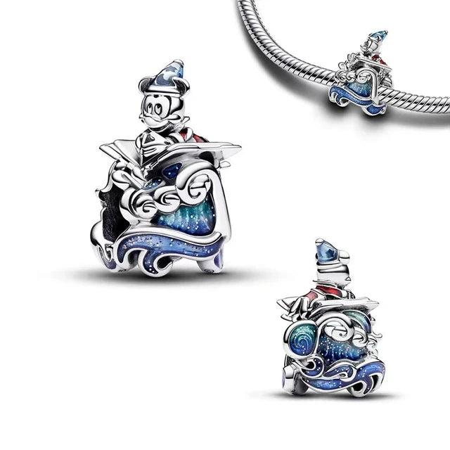 New 925 Sterling Silver Minnie Stitch Poker Vinnie Diy Bead Fit Original Charms Bracelets Jewerly Pandora Accessories Pendant