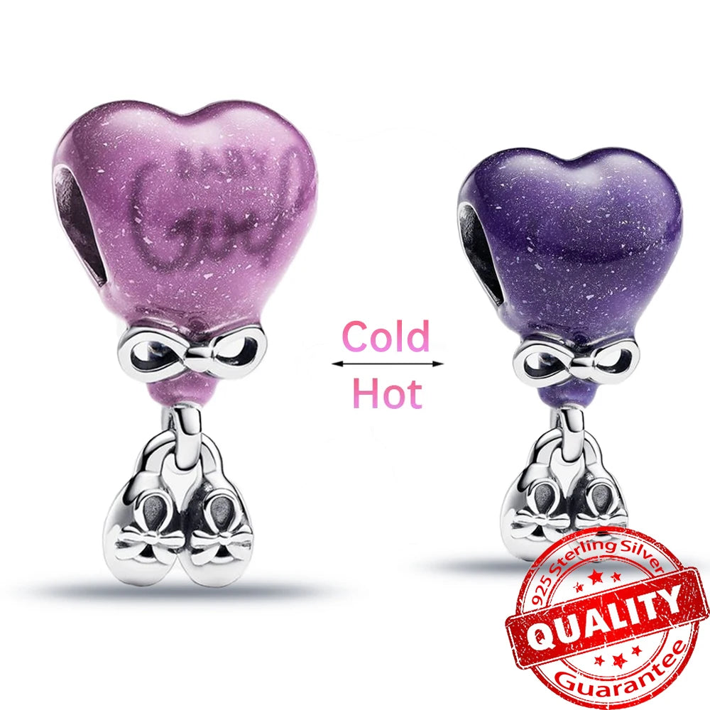New Arrival 925 Sterling Silver Love You Mom Entwined Infinite Hearts Charm Fit Original Bracelet for Women Necklace DIY Jewelry
