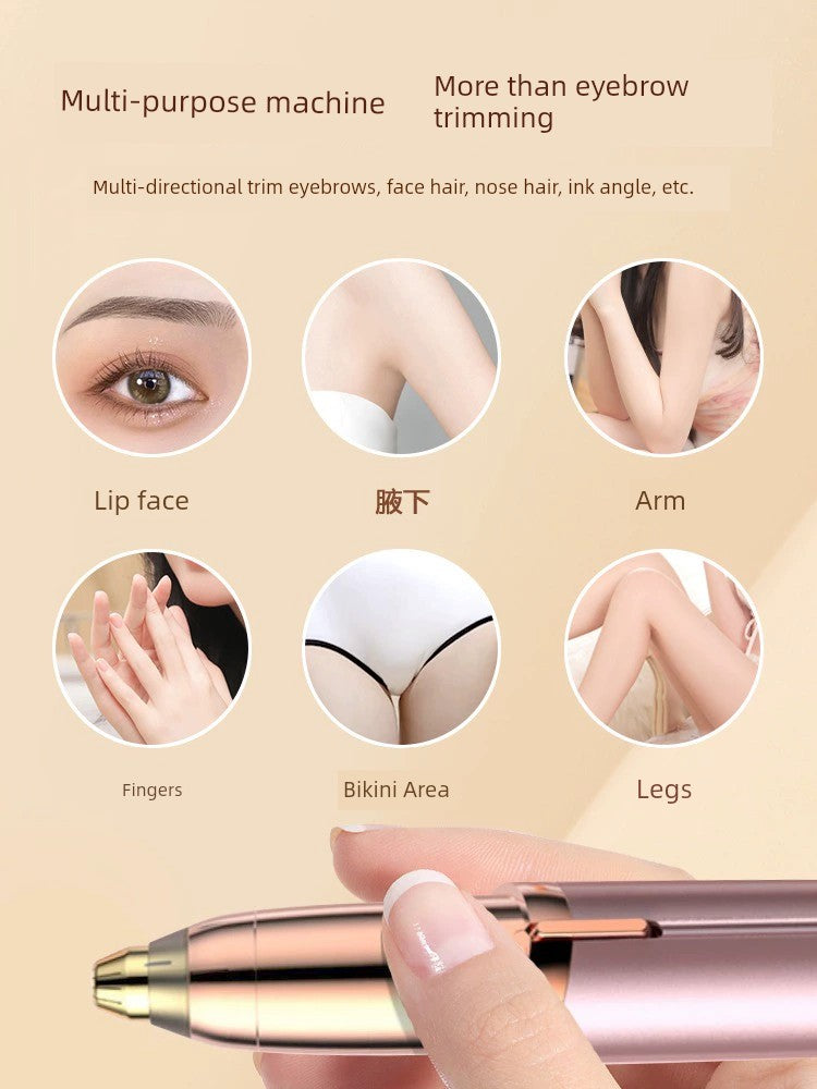 Electric Eyebrow Razor for Women Only Automatic Eyebrow Trimming Handy Gadget Eyebrow Shaving Trimmer Men Eyebrow Scraping Instrument 2023 New Arrival