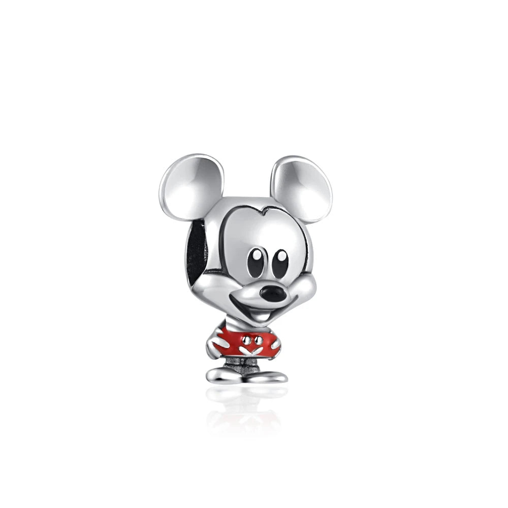 New 925 Sterling Silver Minnie Stitch Poker Vinnie Diy Bead Fit Original Charms Bracelets Jewerly Pandora Accessories Pendant