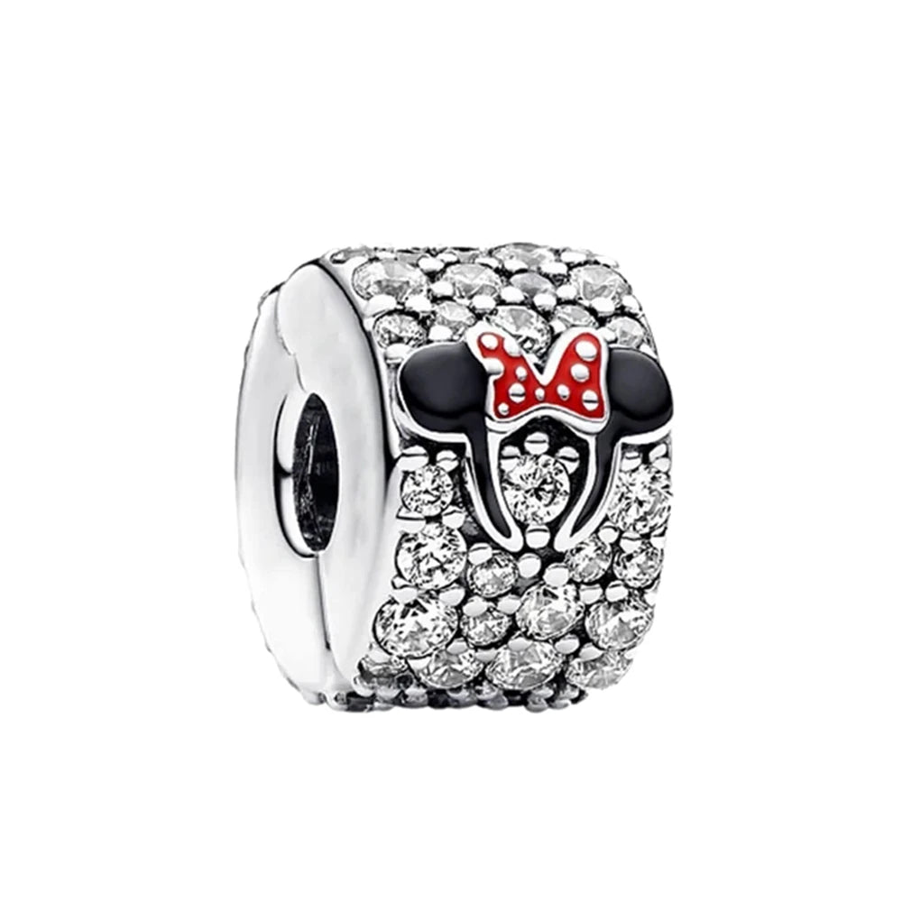 New 925 Sterling Silver Minnie Stitch Poker Vinnie Diy Bead Fit Original Charms Bracelets Jewerly Pandora Accessories Pendant