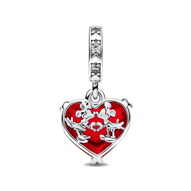 New 925 Sterling Silver Minnie Stitch Poker Vinnie Diy Bead Fit Original Charms Bracelets Jewerly Pandora Accessories Pendant