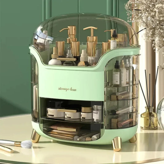 Cosmetic Storage Box Waterproof Jewelry Boxes Dust Proof Large Capacity Multifunctional Luxury Home Storage Make Up Organizer