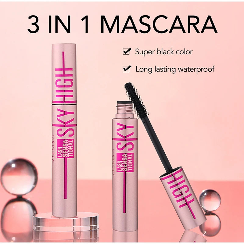 Lengthening Mascara Waterproof Long Lasting Silky Eyelashes Make Up Sweat-resistant Non-smudging Easy To Remove Eye Cosmetic