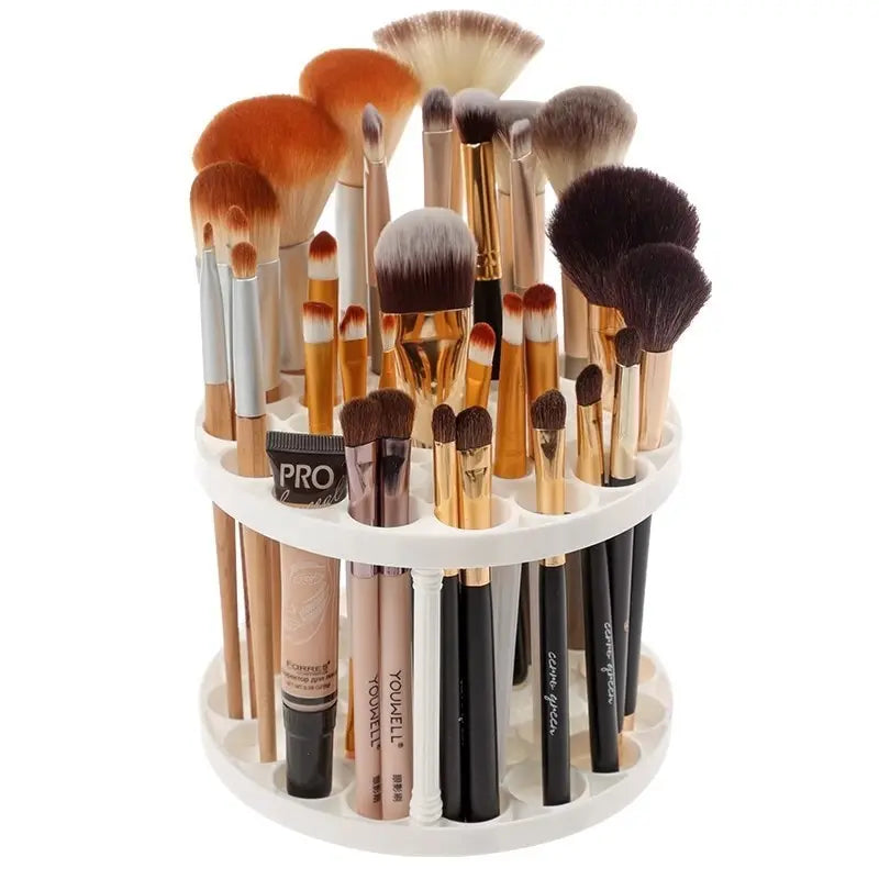 1PC Lattices Cosmetic Make-up Brush Storage Box Multifunction Large-Capacity Table Organizer Make Up Tools Pen Storage Holder