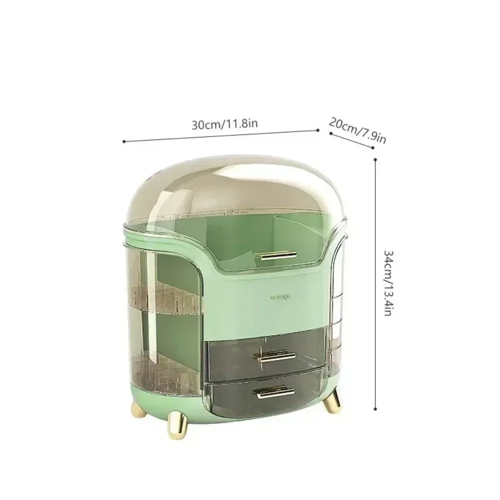 Cosmetic Storage Box Waterproof Jewelry Boxes Dust Proof Large Capacity Multifunctional Luxury Home Storage Make Up Organizer