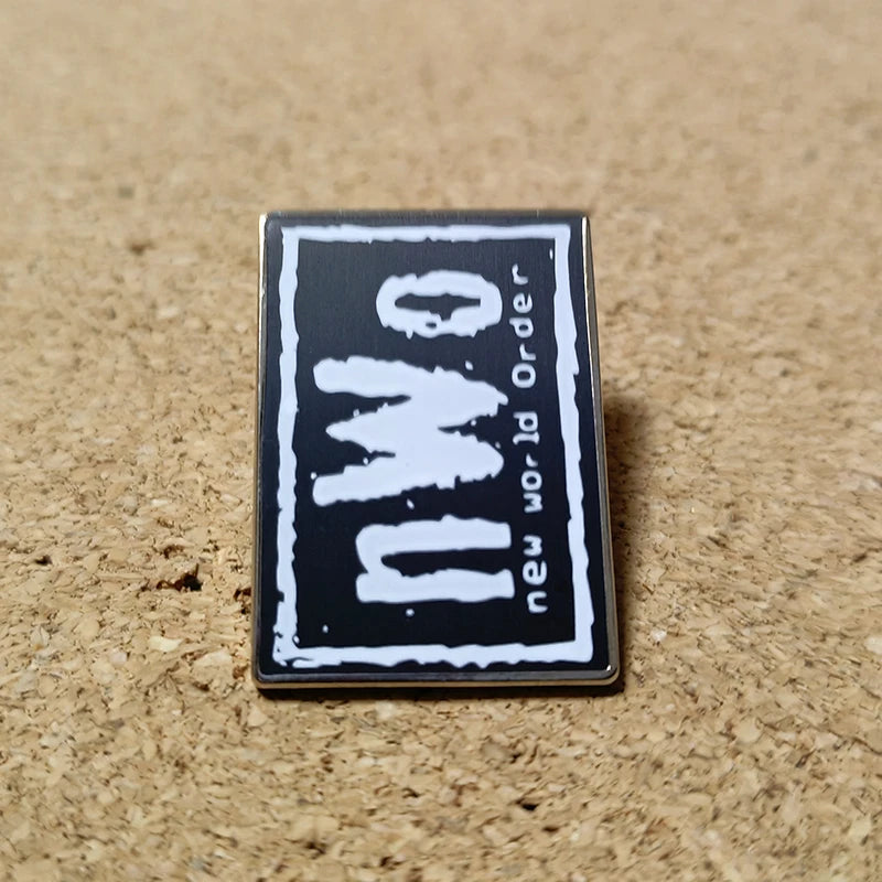 NWo New World Order Professional Wrestling Enamel Pin Anime Figures Brooches Bag Lapel Pin Badges on Backpack Decorative Jewelry