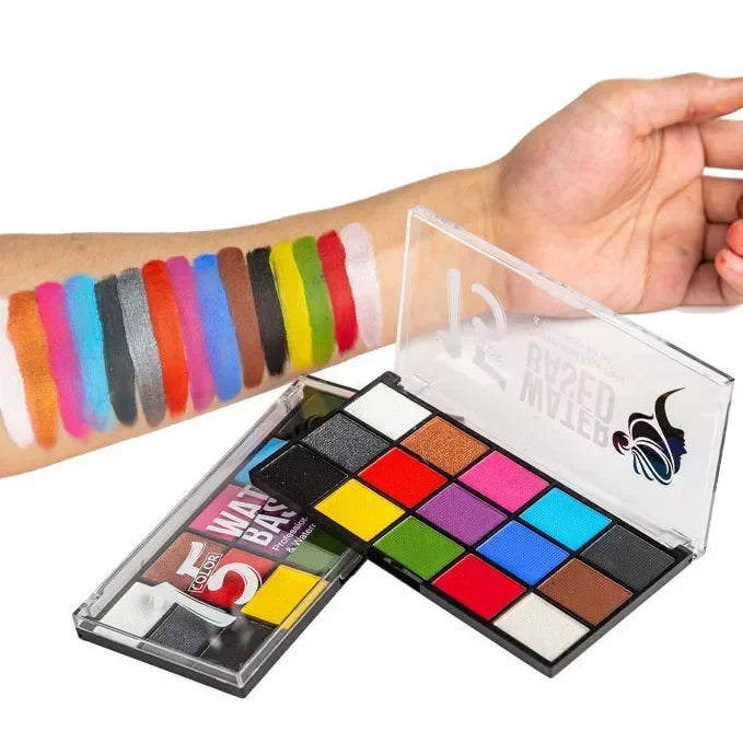 Face Body Painting Make Up Face Color Eye Shadow Easy To Clean Makeup Body Paint Festival Halloween Makeup Body Paint  Wholesale