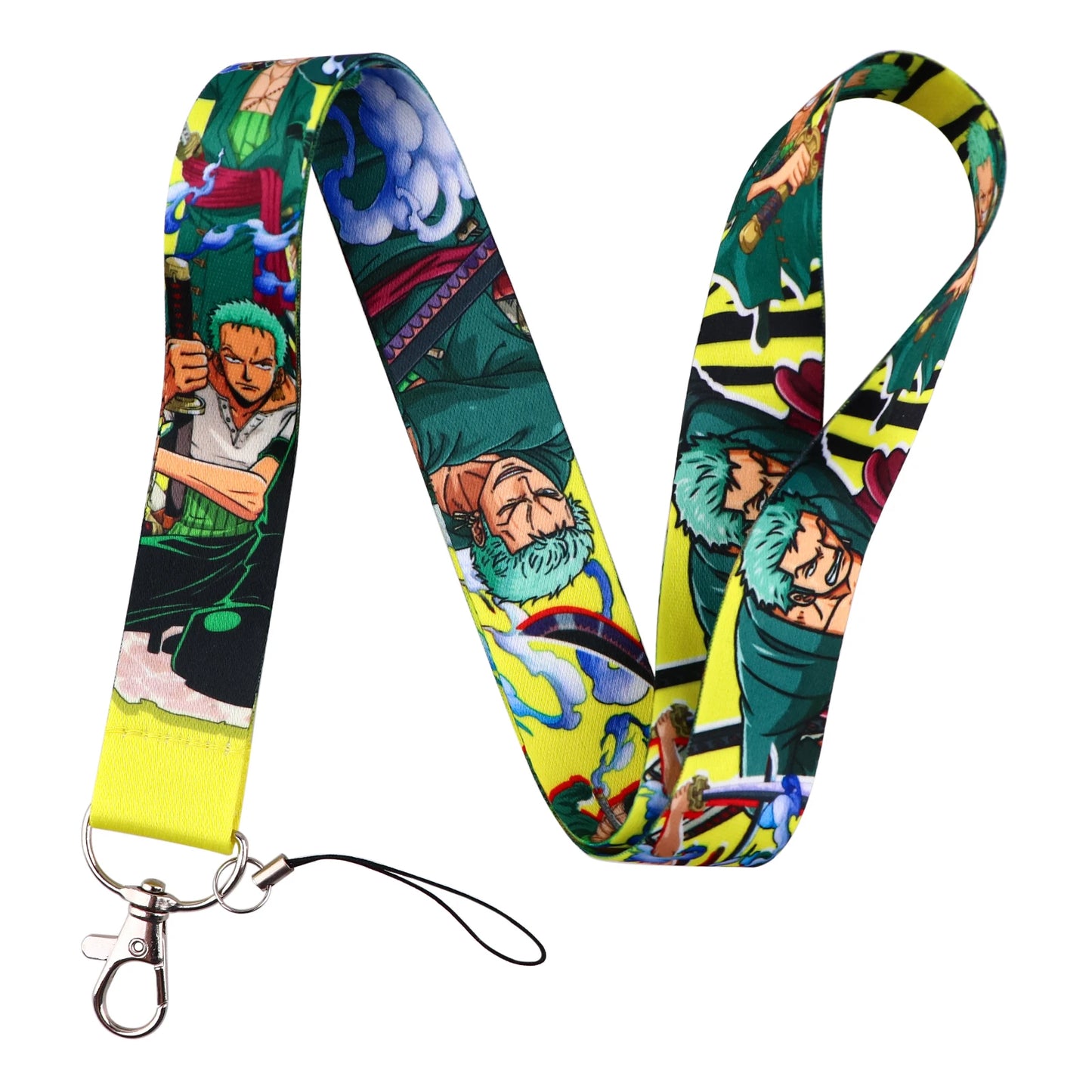 Hollow Knight Animated Lanyards Cartoon Badge Holder ID Credit Card Pass Hang Rope Keychain For Keys Anime Accessories Gifts
