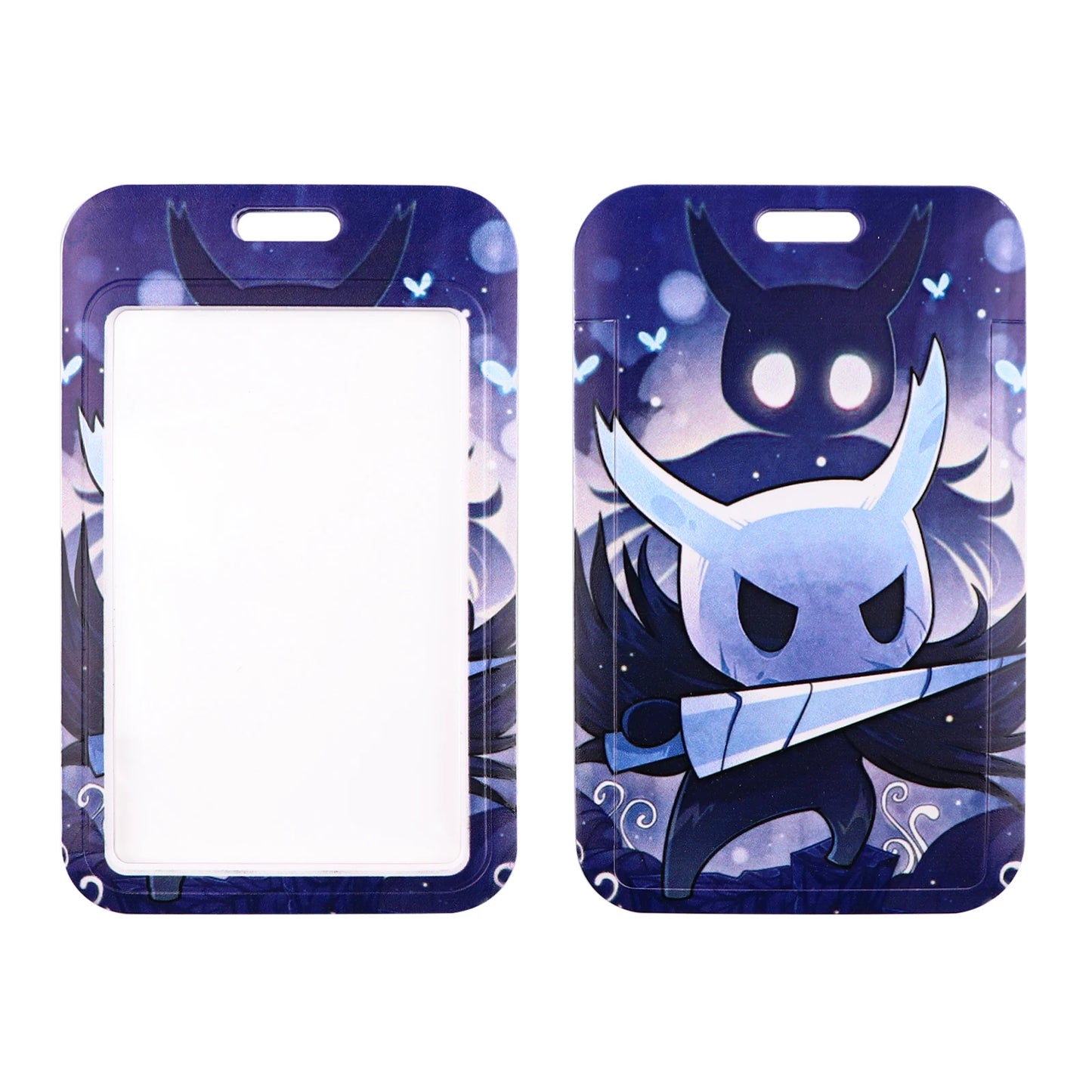Hollow Knight Animated Lanyards Cartoon Badge Holder ID Credit Card Pass Hang Rope Keychain For Keys Anime Accessories Gifts