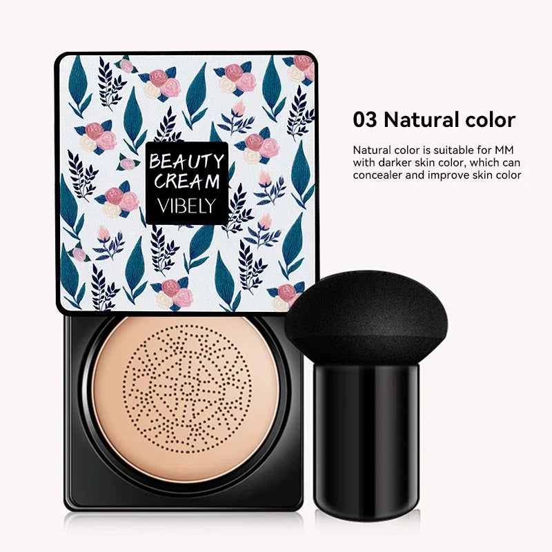 Mushroom Head Air Cushion Cc Cream Foundation Waterproof Facial Cosmetics Bright Make-up Women's Base Makeup Korean New