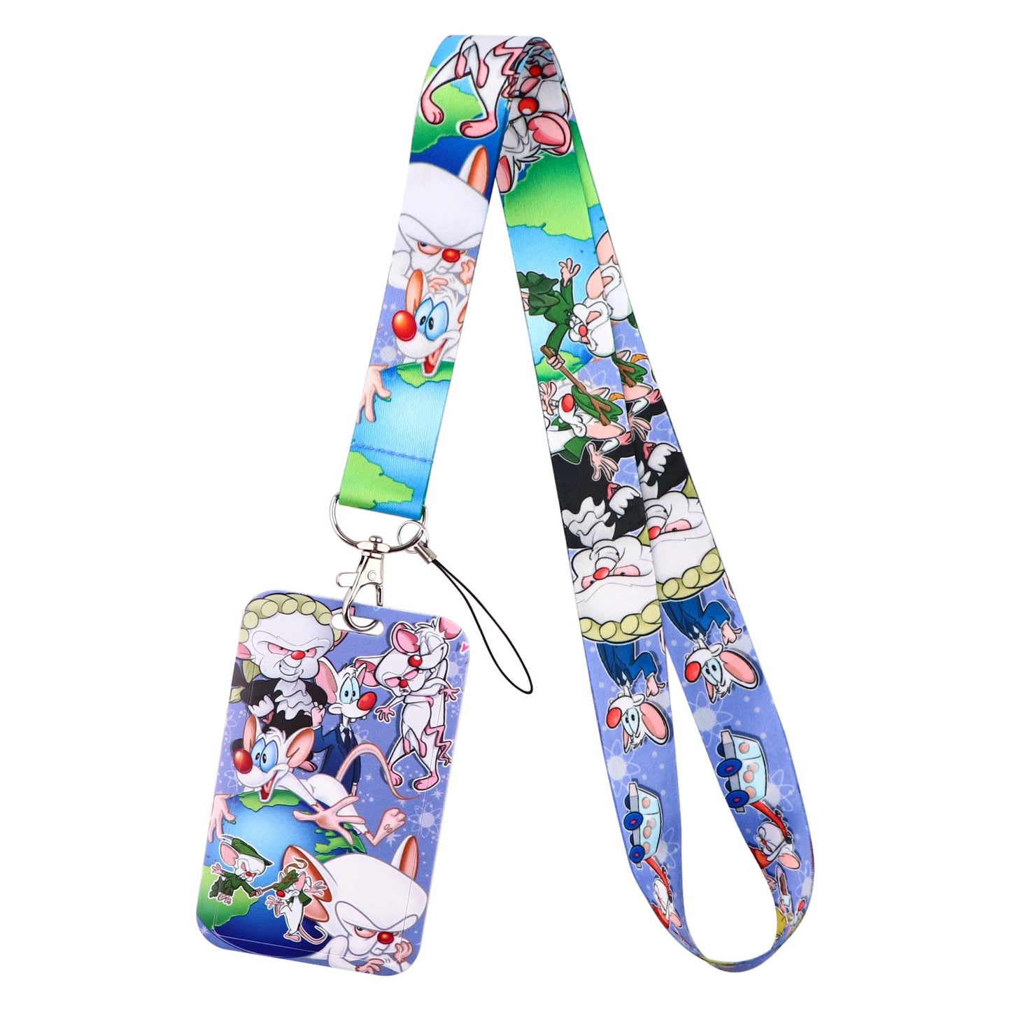 Hollow Knight Animated Lanyards Cartoon Badge Holder ID Credit Card Pass Hang Rope Keychain For Keys Anime Accessories Gifts