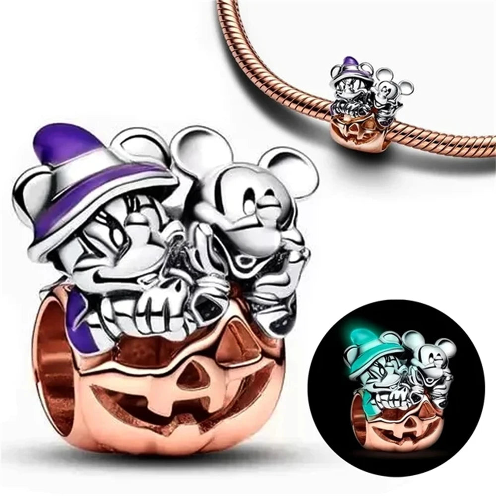 New 925 Sterling Silver Minnie Stitch Poker Vinnie Diy Bead Fit Original Charms Bracelets Jewerly Pandora Accessories Pendant