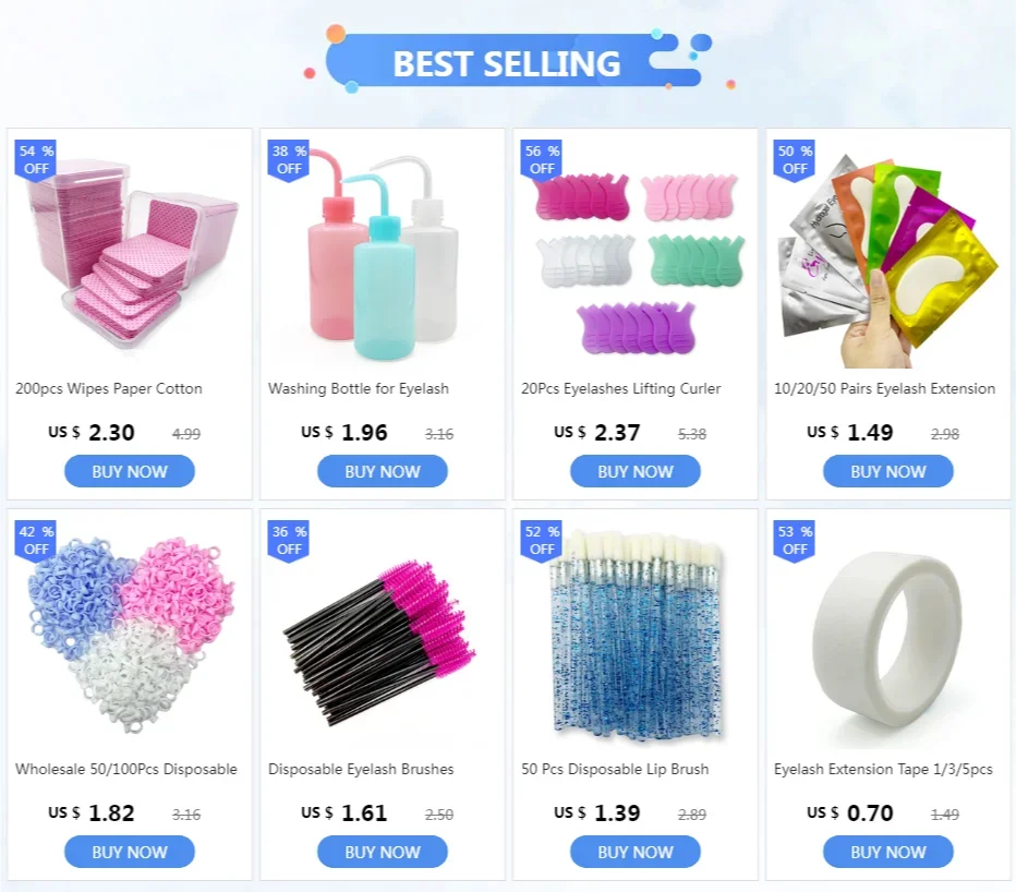 1000pcs Removing Swab Wholesale Micro Brush Makeup Brushes Eyelash Extension Supplies Lashes Accessories Make Up Tools