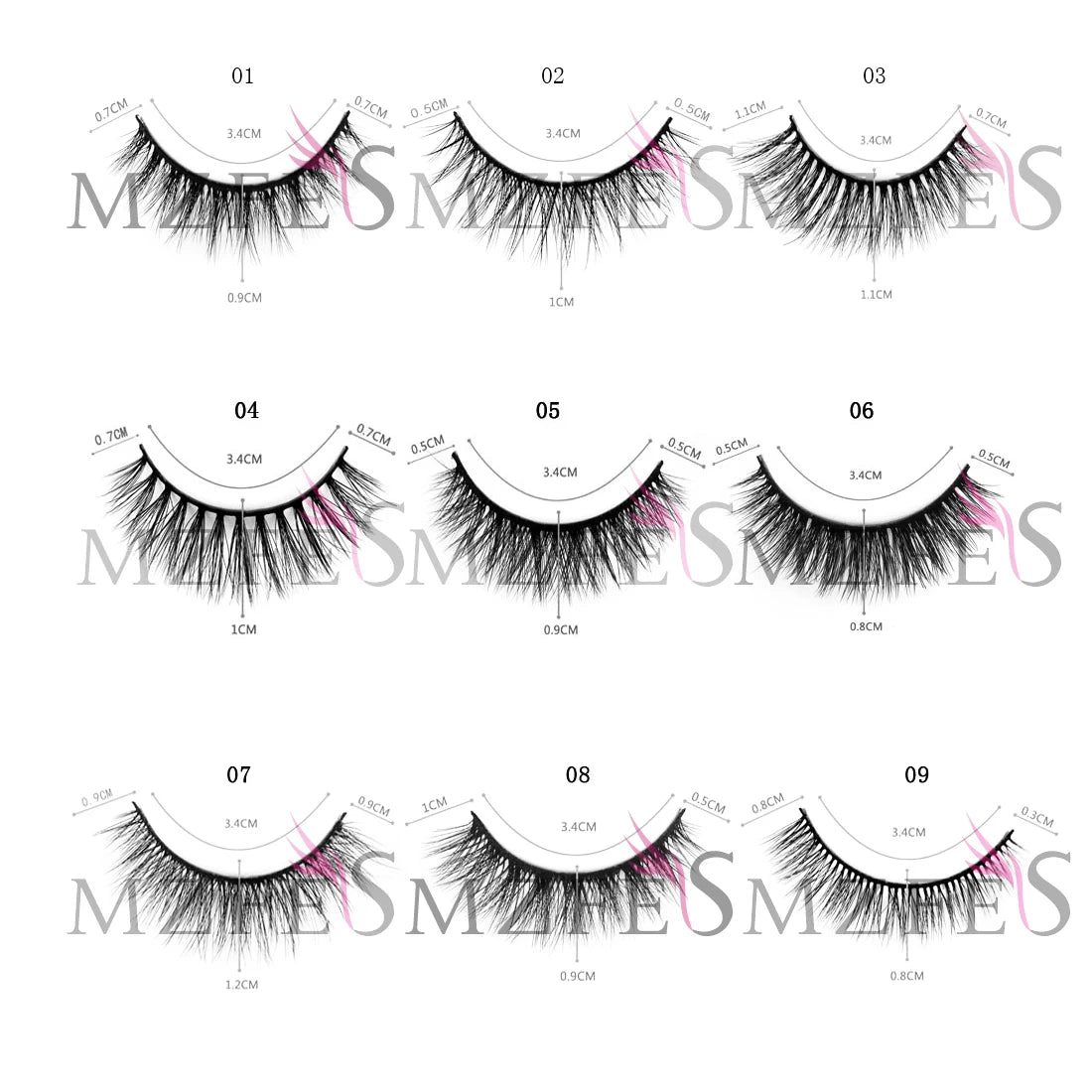 33 Style 10/50/100 Boxes 5 Pairs Natural 3D Mink False Eyelashes Makeup Fake Eye Lashes Faux Cils Make Up Beauty Tools Wholesale