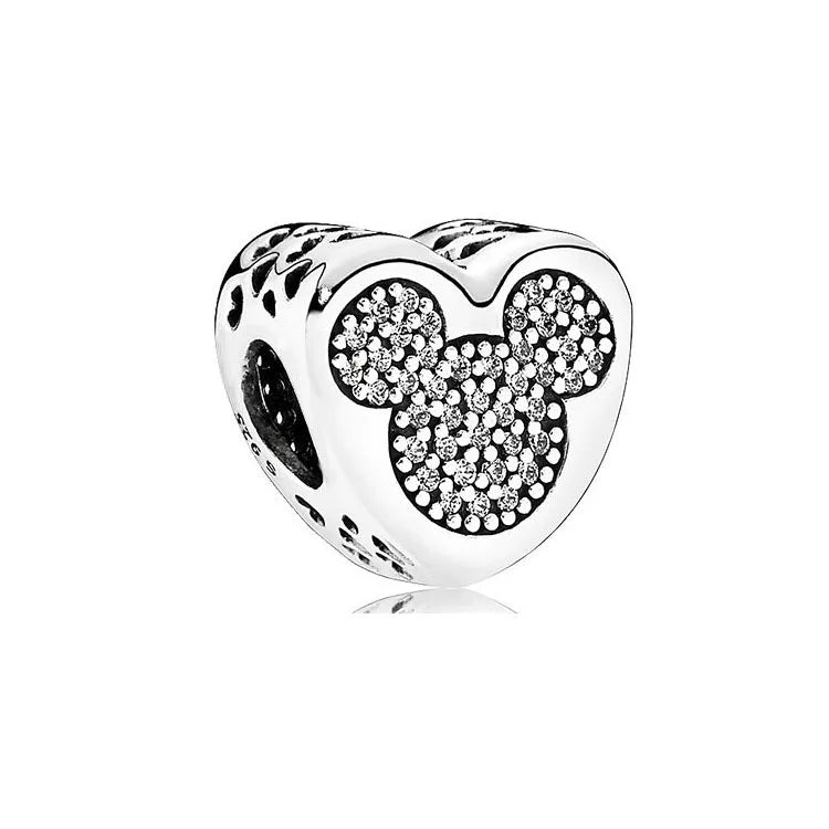 New 925 Sterling Silver Minnie Stitch Poker Vinnie Diy Bead Fit Original Charms Bracelets Jewerly Pandora Accessories Pendant