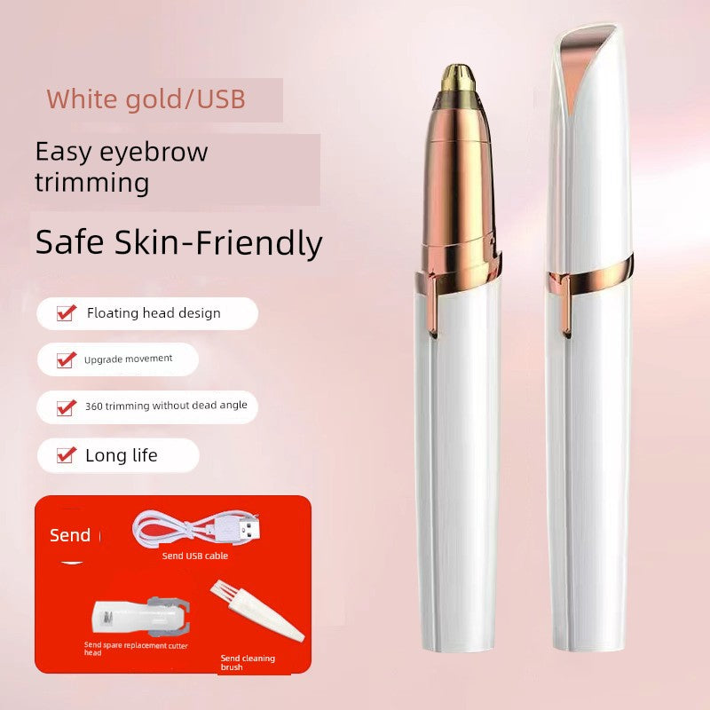 Electric Eyebrow Razor for Women Only Automatic Eyebrow Trimming Handy Gadget Eyebrow Shaving Trimmer Men Eyebrow Scraping Instrument 2023 New Arrival