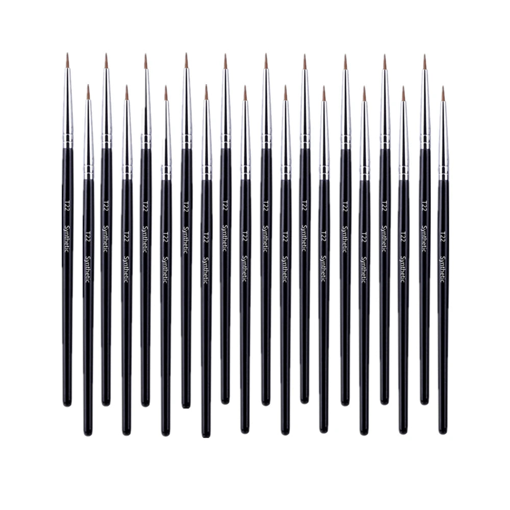 5/10/20/50 Pcs Brow Contour Makeup Brushes Eyebrow Eyeliner Brush Professional Super Thin Angled Liner Eye Brush Make Up Tools