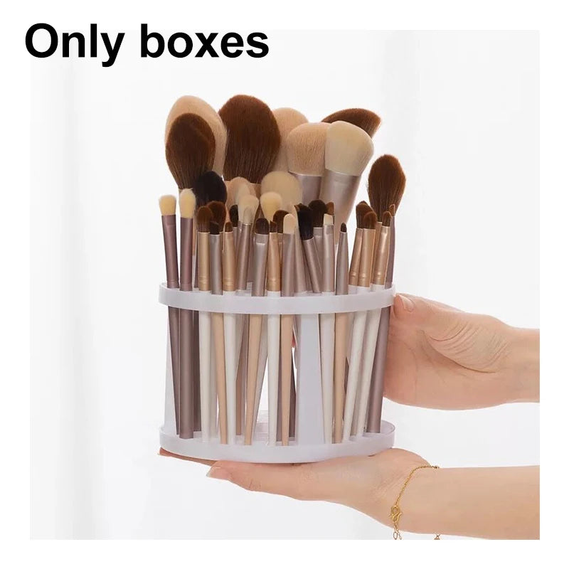 Lattices Cosmetic Multifunction Large-Capacity for Make-up Brush Storage Box Table Organizer Make Up Tools Pen Storage Holder