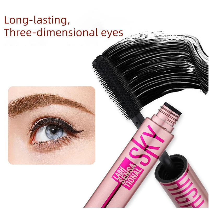Lengthening Mascara Waterproof Long Lasting Silky Eyelashes Make Up Sweat-resistant Non-smudging Easy To Remove Eye Cosmetic