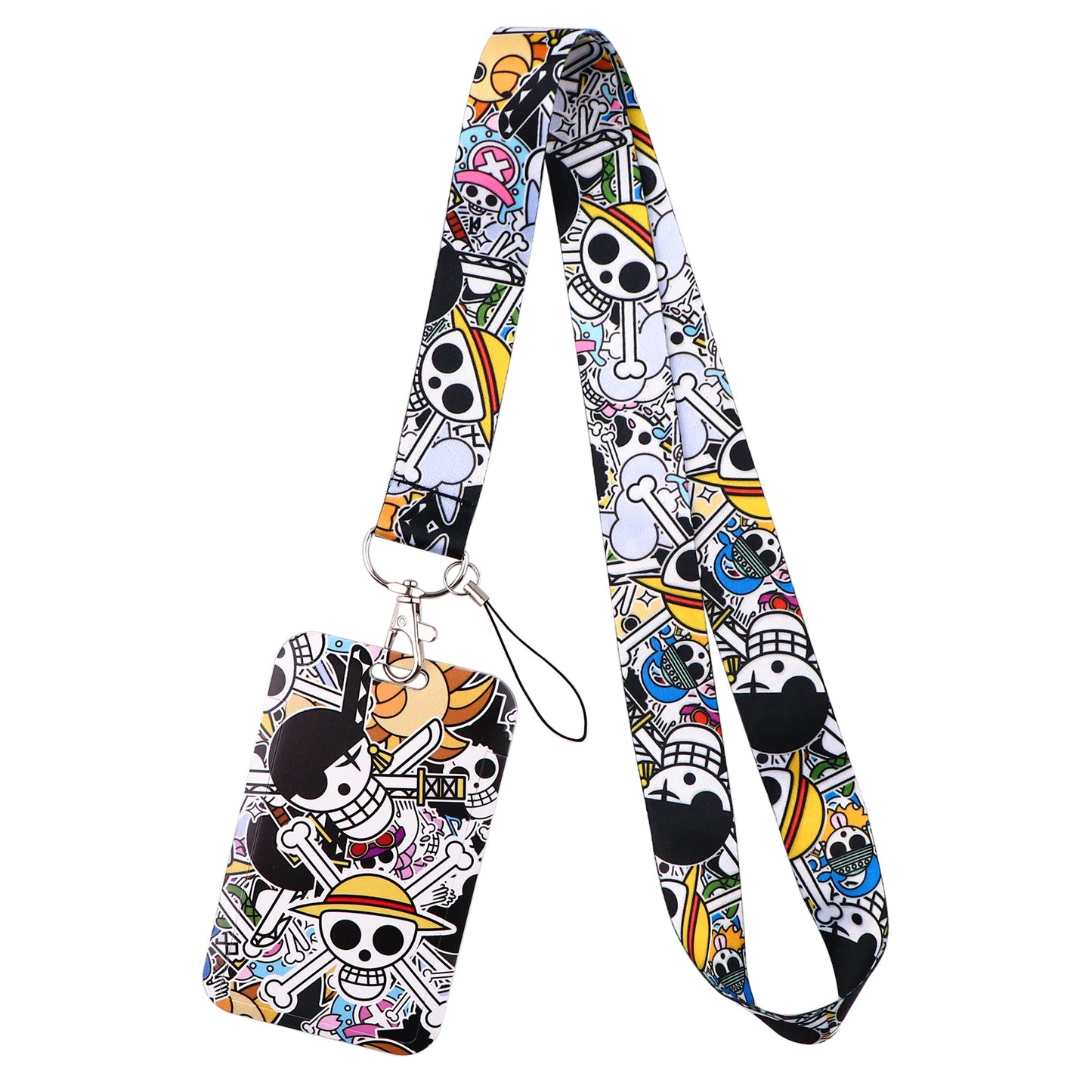 Hollow Knight Animated Lanyards Cartoon Badge Holder ID Credit Card Pass Hang Rope Keychain For Keys Anime Accessories Gifts