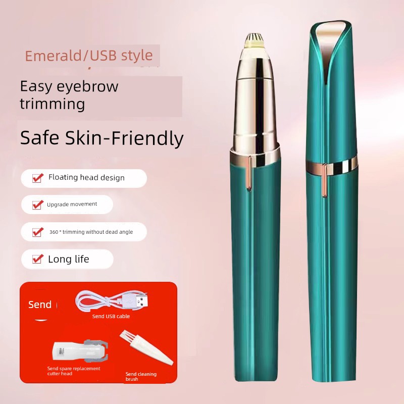 Electric Eyebrow Razor for Women Only Automatic Eyebrow Trimming Handy Gadget Eyebrow Shaving Trimmer Men Eyebrow Scraping Instrument 2023 New Arrival
