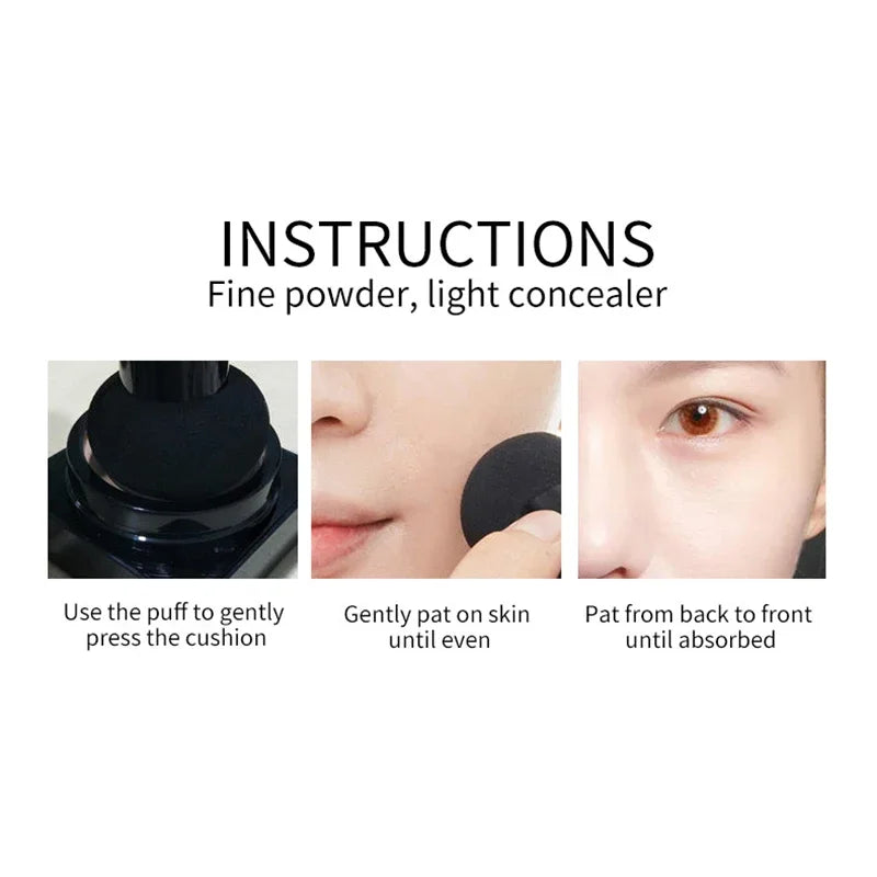 Mushroom Head Air Cushion Cc Cream Foundation Waterproof Facial Cosmetics Bright Make-up Women's Base Makeup Korean New