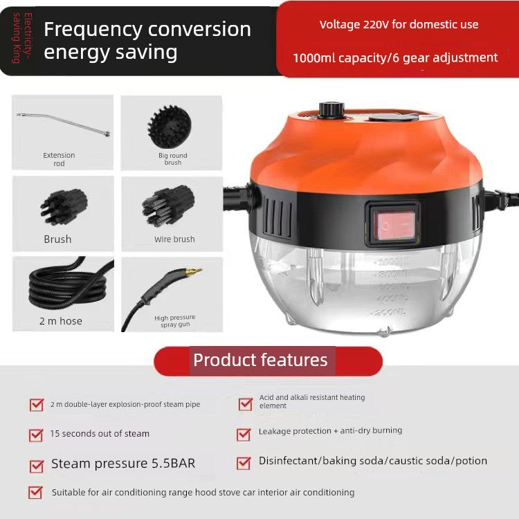 Kitchen High Temperature Oil Stain For Home Disinfection Steam Cleaner