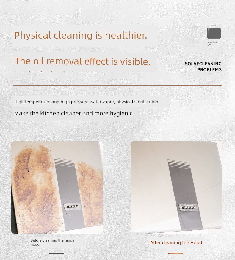 Kitchen High Temperature Oil Stain For Home Disinfection Steam Cleaner