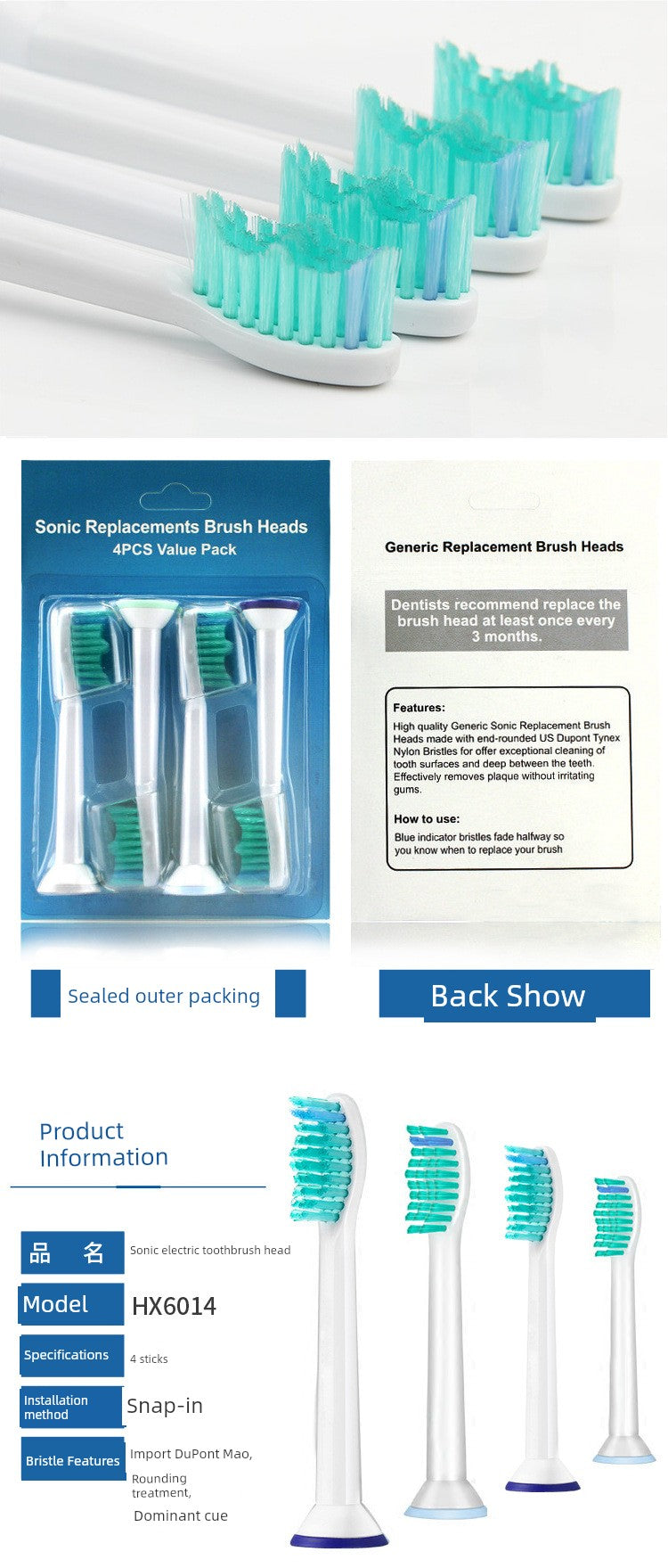 Philips Hx6730 Neutral Electric Toothbrush Head