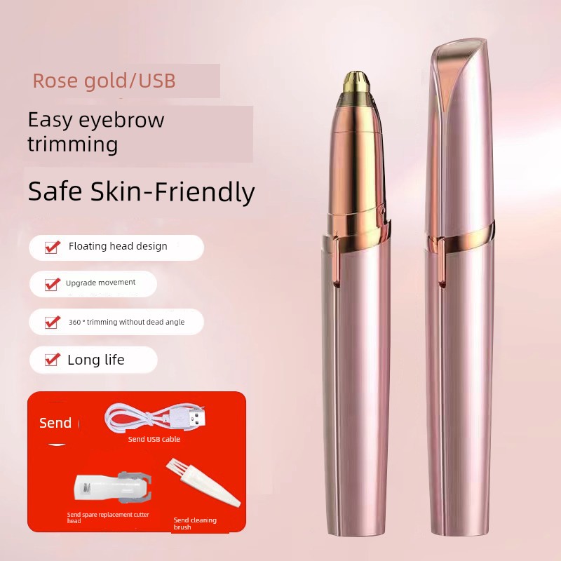Electric Eyebrow Razor for Women Only Automatic Eyebrow Trimming Handy Gadget Eyebrow Shaving Trimmer Men Eyebrow Scraping Instrument 2023 New Arrival