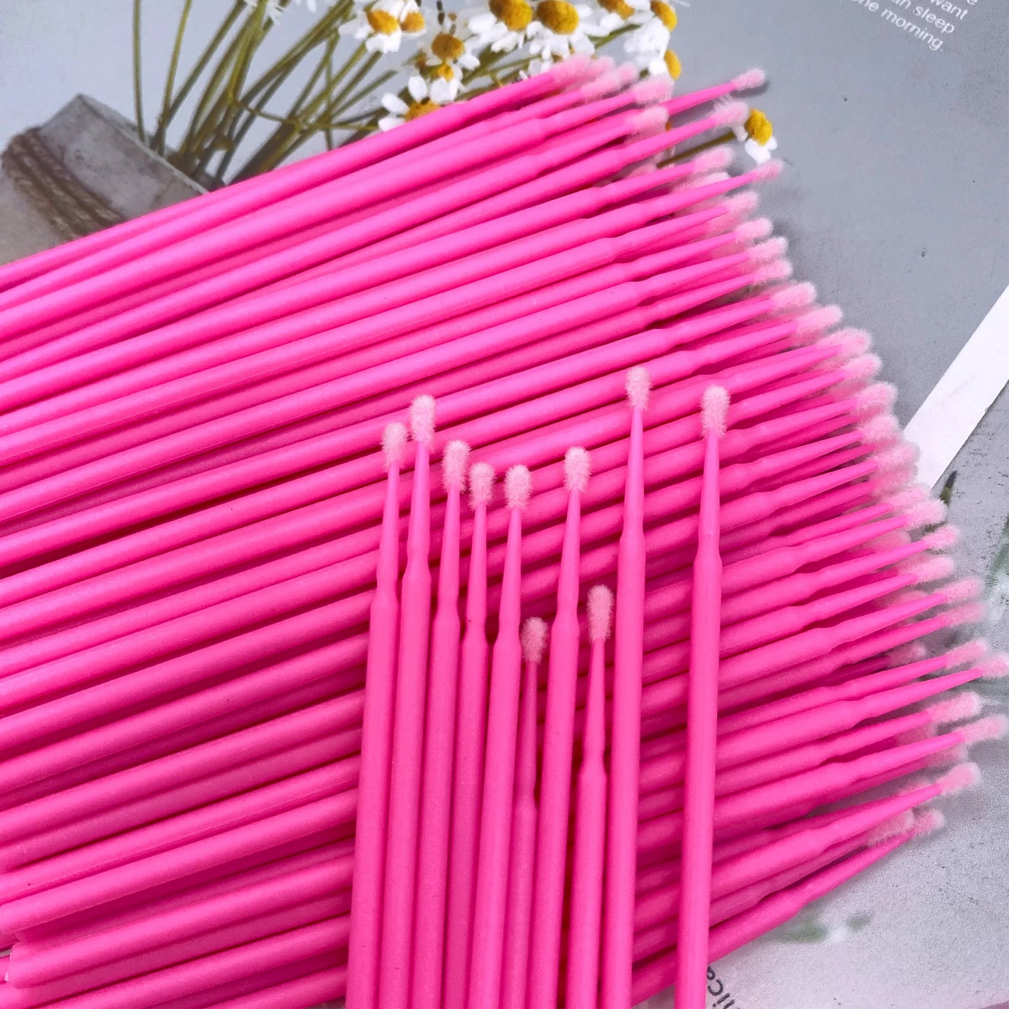 1000pcs Removing Swab Wholesale Micro Brush Makeup Brushes Eyelash Extension Supplies Lashes Accessories Make Up Tools