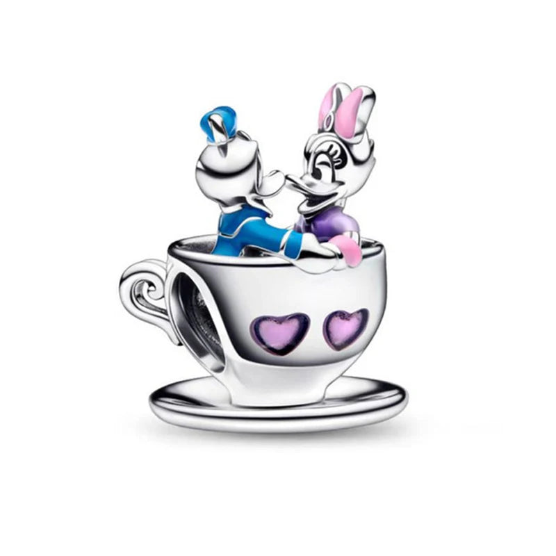 New 925 Sterling Silver Minnie Stitch Poker Vinnie Diy Bead Fit Original Charms Bracelets Jewerly Pandora Accessories Pendant