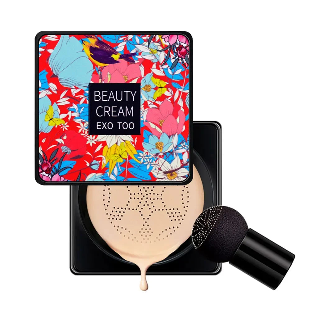 Mushroom Head Air Cushion Cc Cream Foundation Waterproof Facial Cosmetics Bright Make-up Women's Base Makeup Korean New